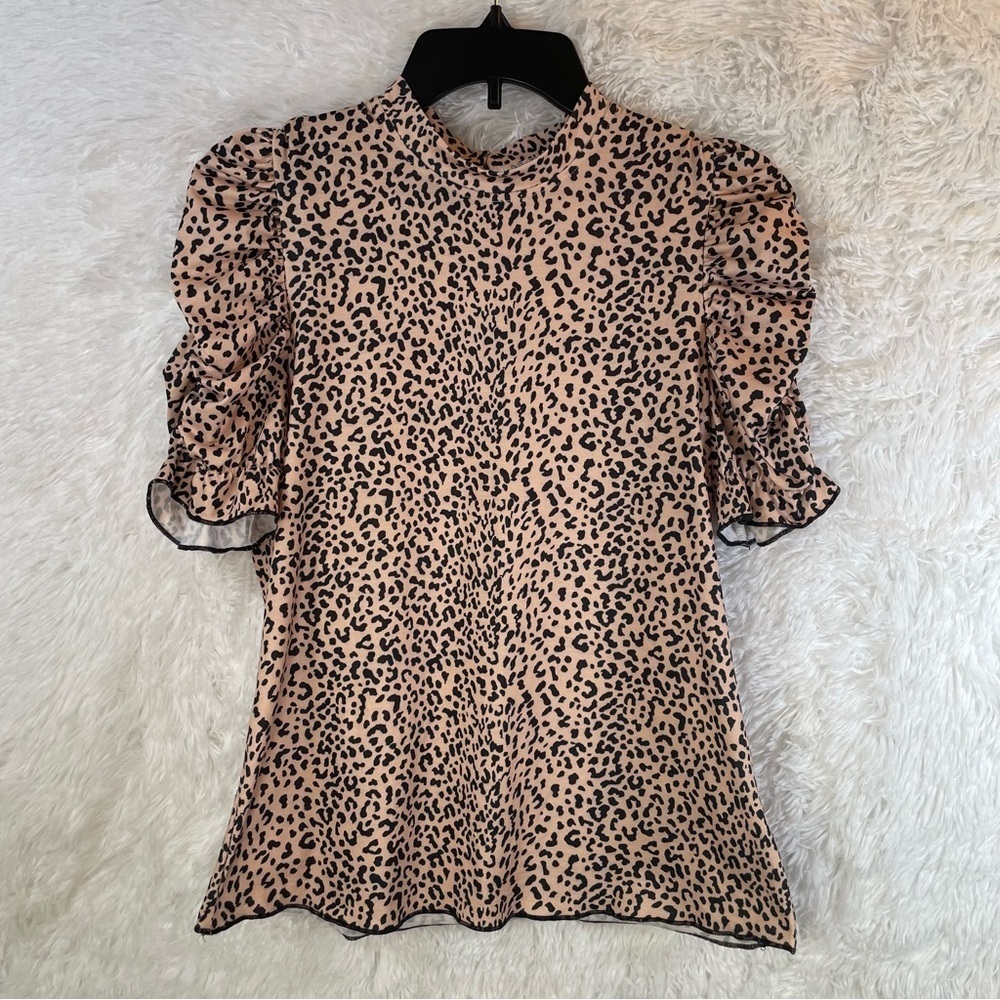 Leopard Print Blouse